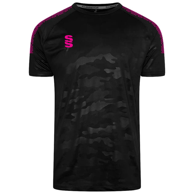 DU031 BLACK PINK DOTS