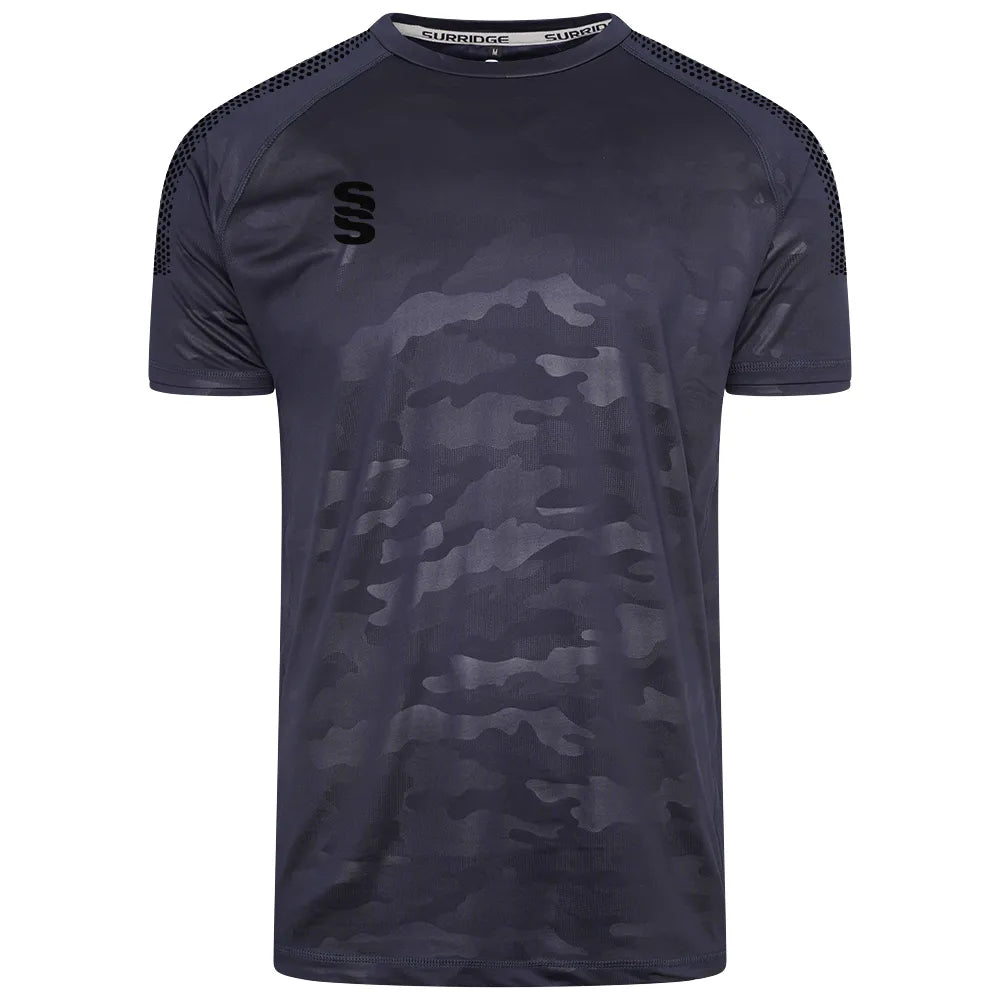 DU031 NAVY BLACK DOTS