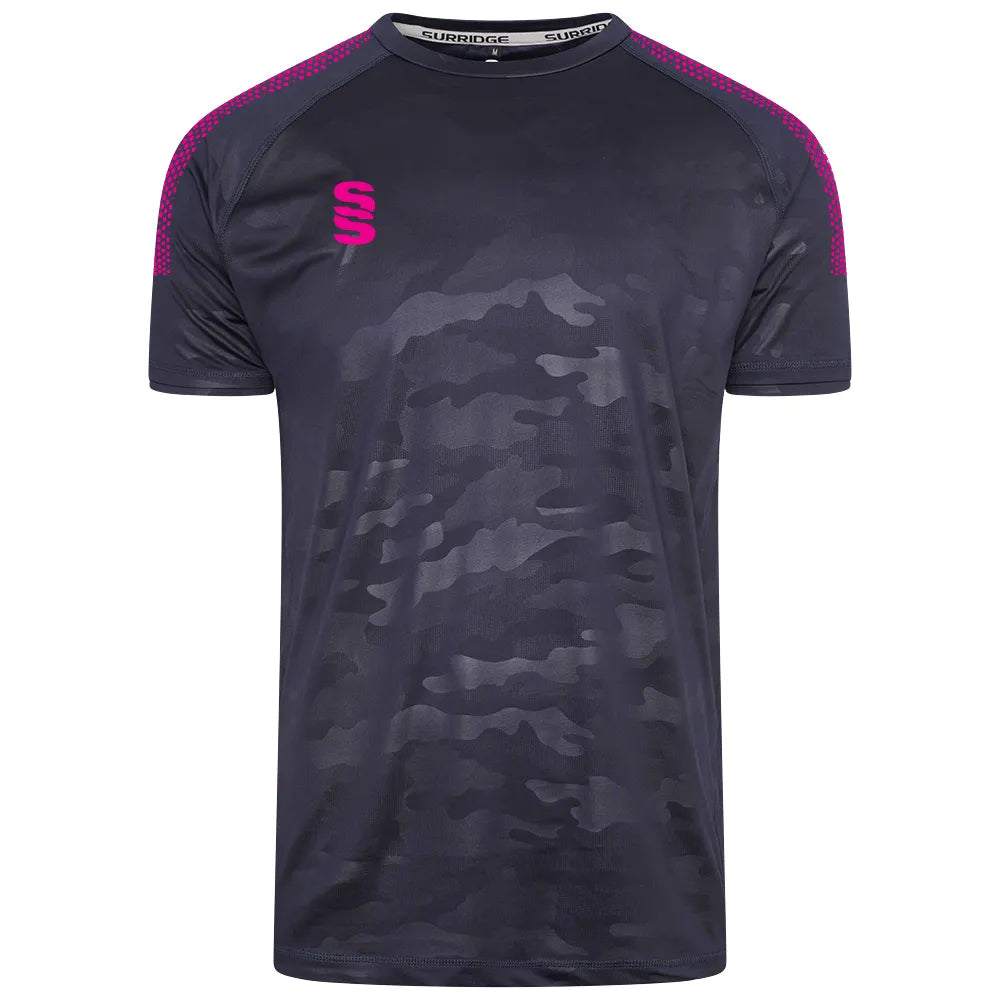 DU031 NAVY PINK DOTS