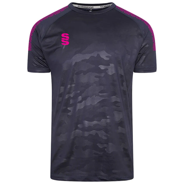 DU031 NAVY PINK DOTS