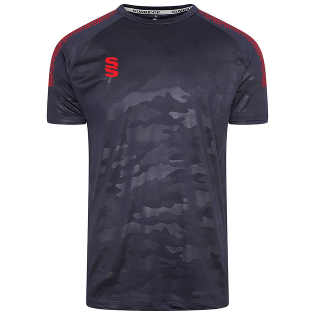 DU031 NAVY RED DOTS