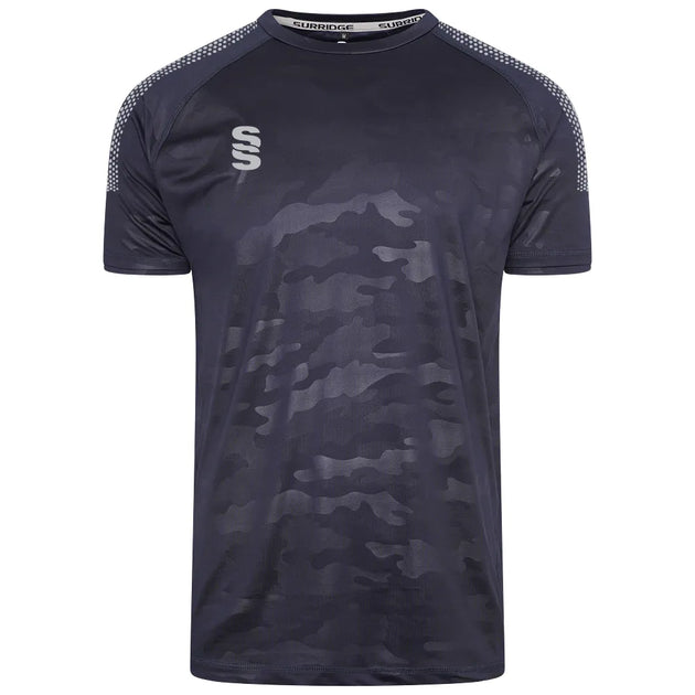 DU031 NAVY SILVER DOTS