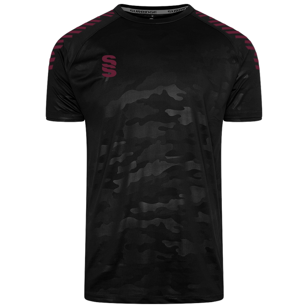 DU031 BLACK MAROON DIAGONAL