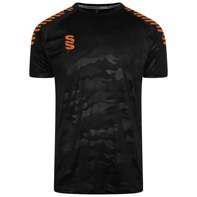 DU031 BLACK ORANGE DIAGONAL