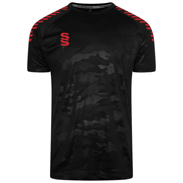 DU031 BLACK RED DIAGONAL
