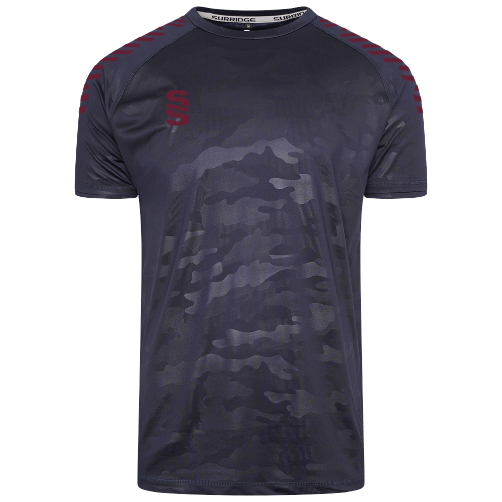 DU031 NAVY MAROON DIAGONAL