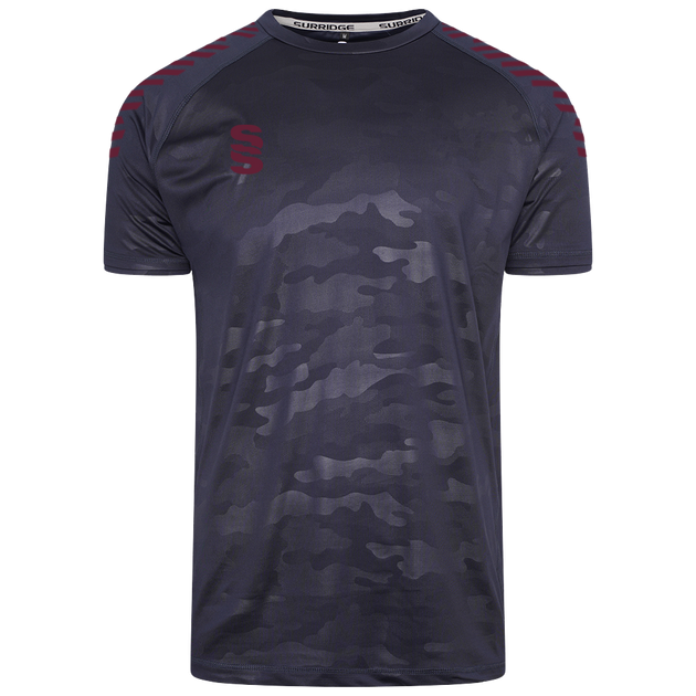 DU031 NAVY MAROON DIAGONAL