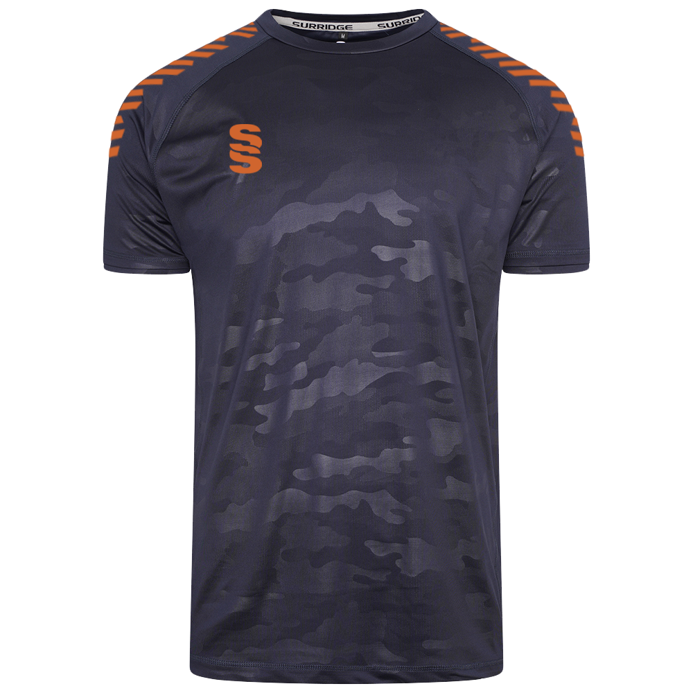 DU031 NAVY ORANGE DIAGONAL