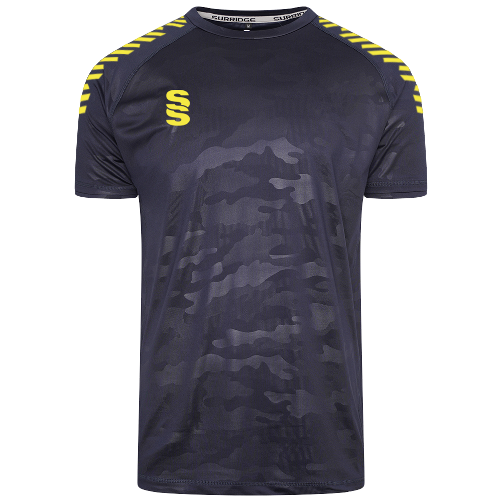DU031 NAVY YELLOW DIAGONAL