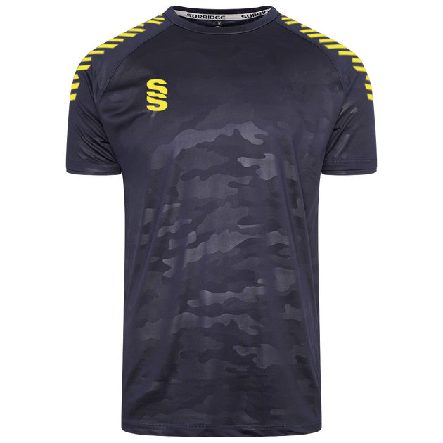 DU031 NAVY YELLOW DIAGONAL