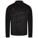 DU032 BLACK MAROON DOTS