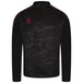 DU032 BLACK MAROON DOTS