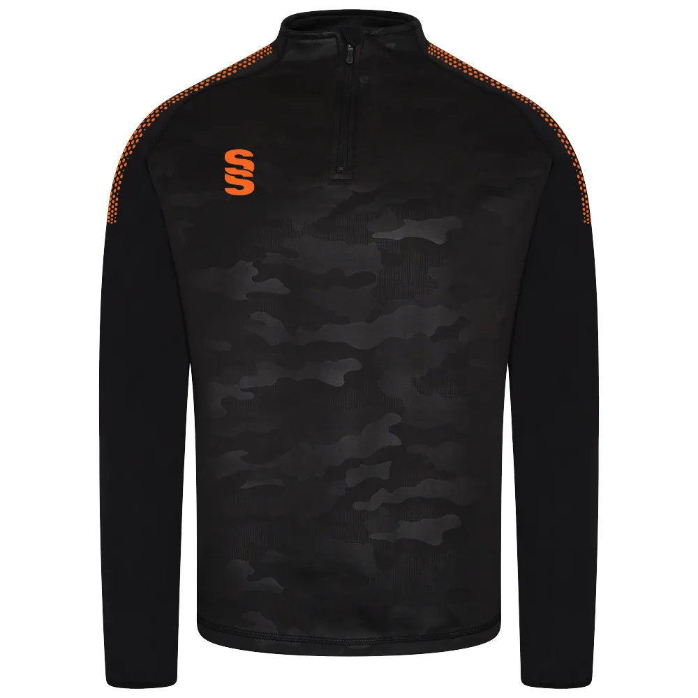 DU032 BLACK ORANGE DOTS
