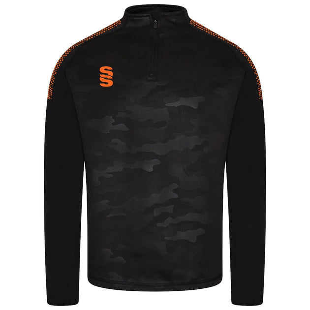 DU032 BLACK ORANGE DOTS