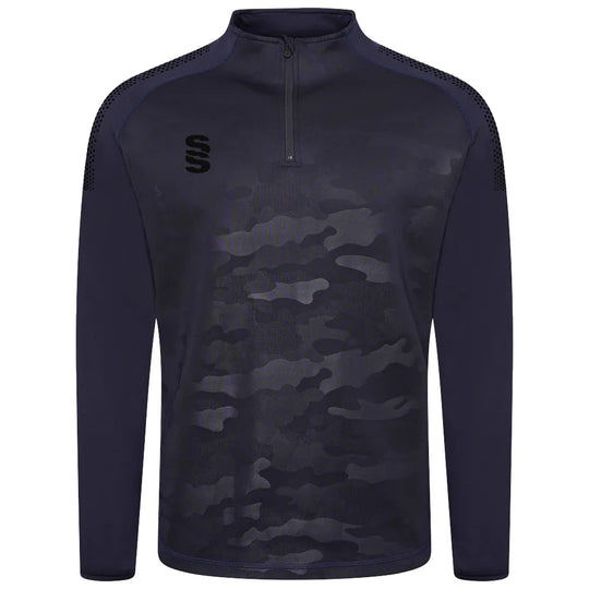DU032 NAVY BLACK DOTS