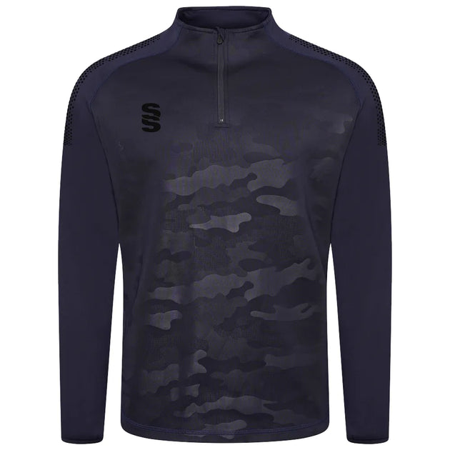 DU032 NAVY BLACK DOTS
