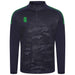 DU032 NAVY EMERALD DOTS
