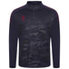 DU032 NAVY MAROON DOTS