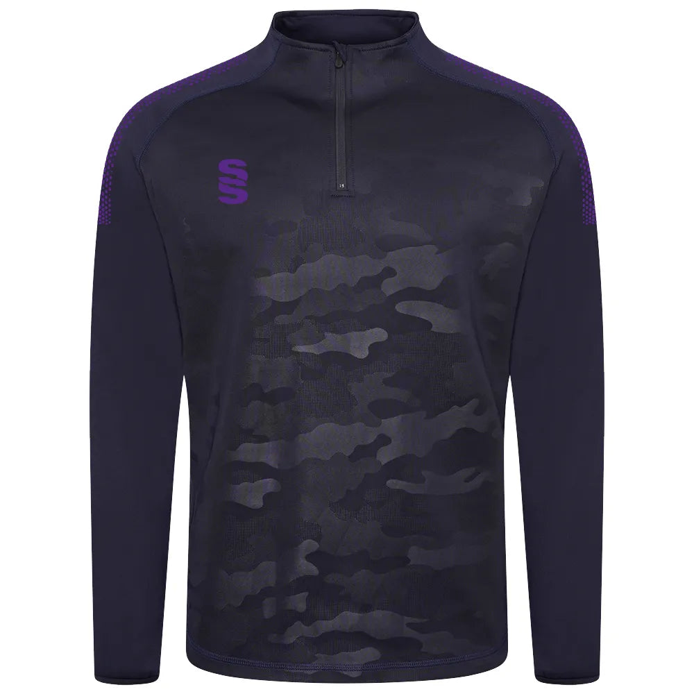 DU032 NAVY PURPLE DOTS