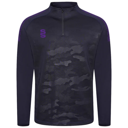 DU032 NAVY PURPLE DOTS