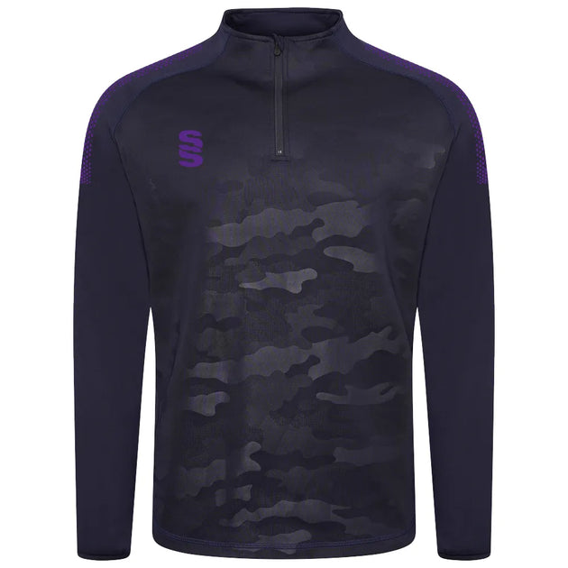 DU032 NAVY PURPLE DOTS