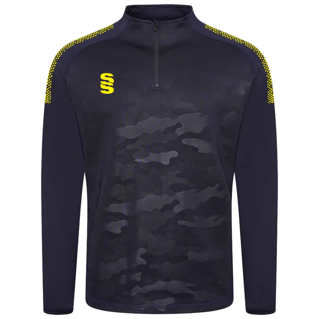 DU032 NAVY YELLOW DOTS