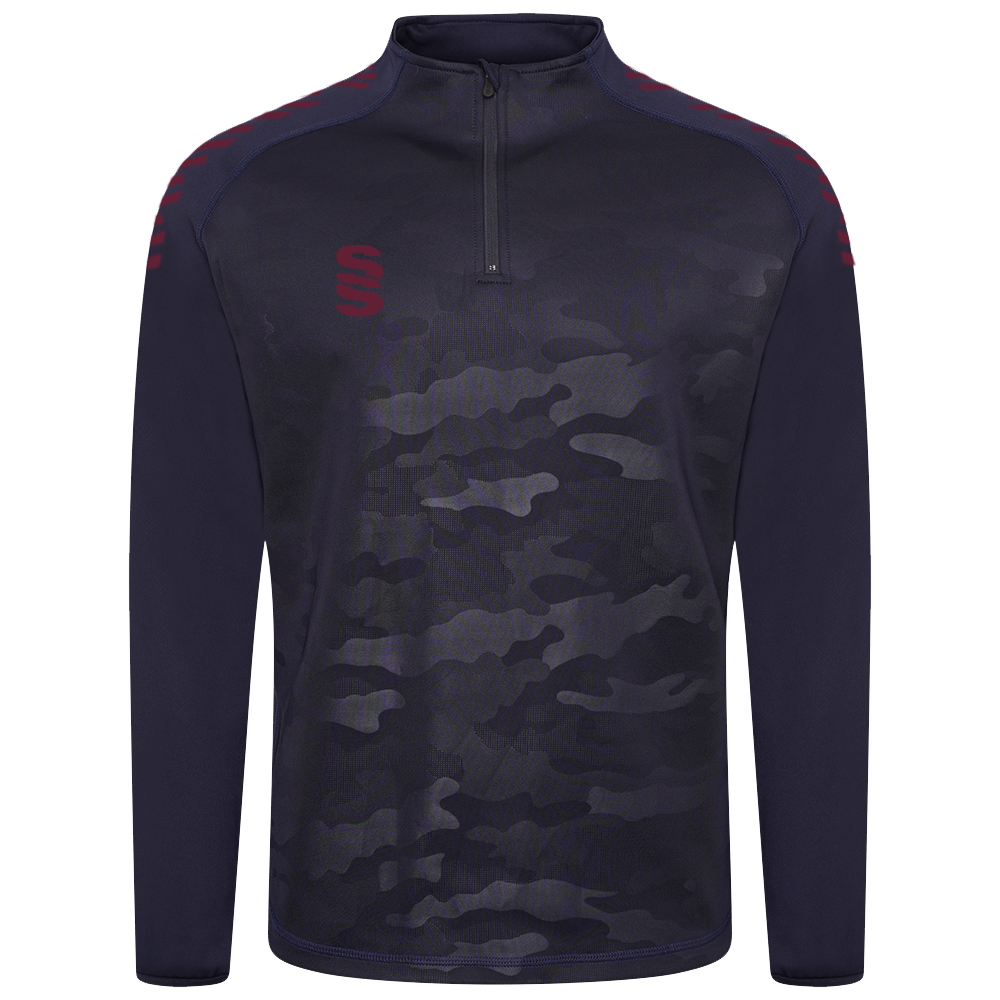 DU032 NAVY MAROON DIAGONAL