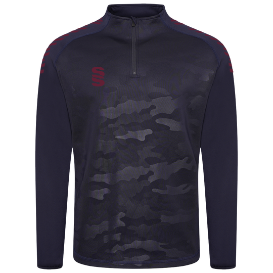 DU032 NAVY MAROON DIAGONAL