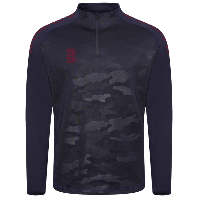 DU032 NAVY MAROON DIAGONAL