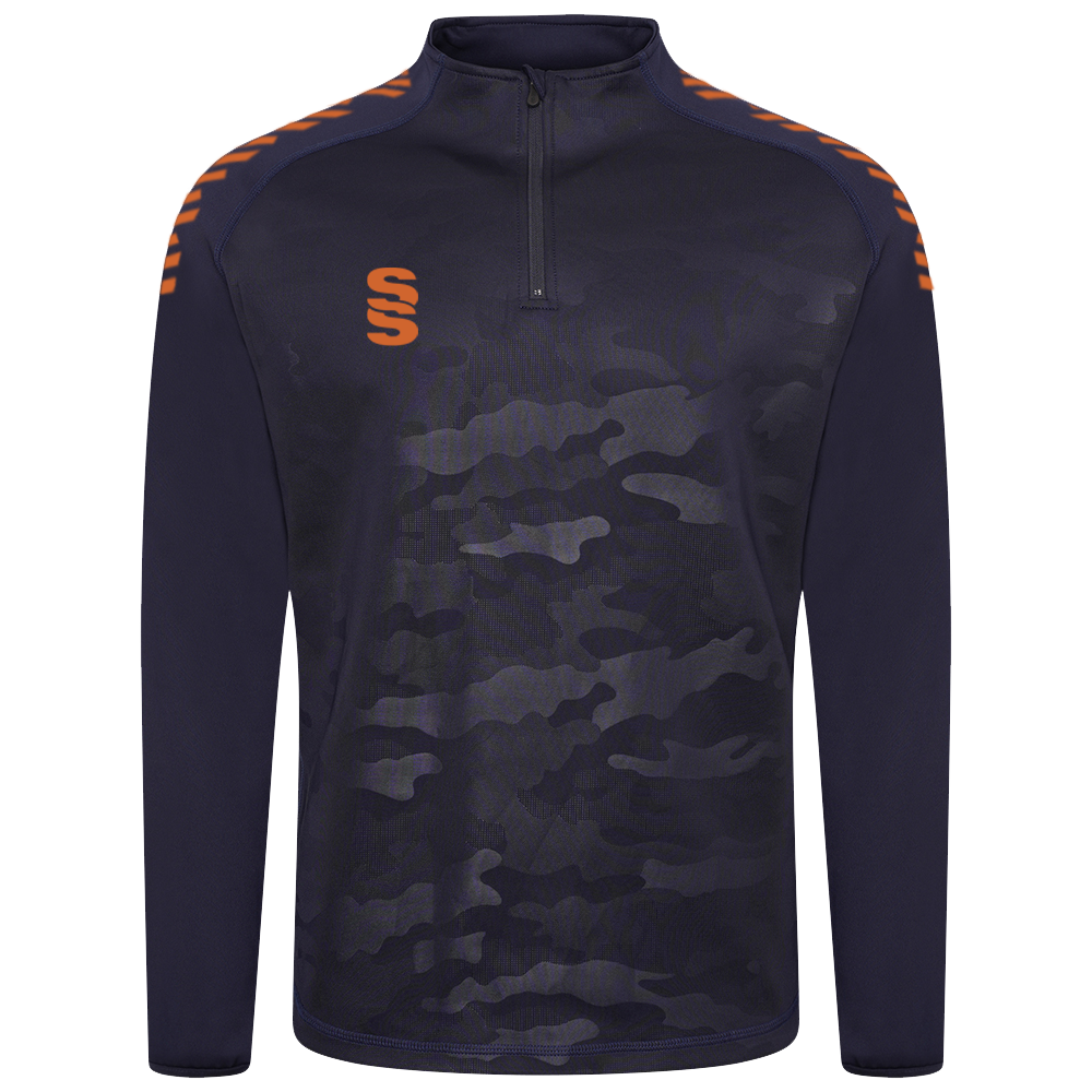 DU032 NAVY ORANGE DIAGONAL