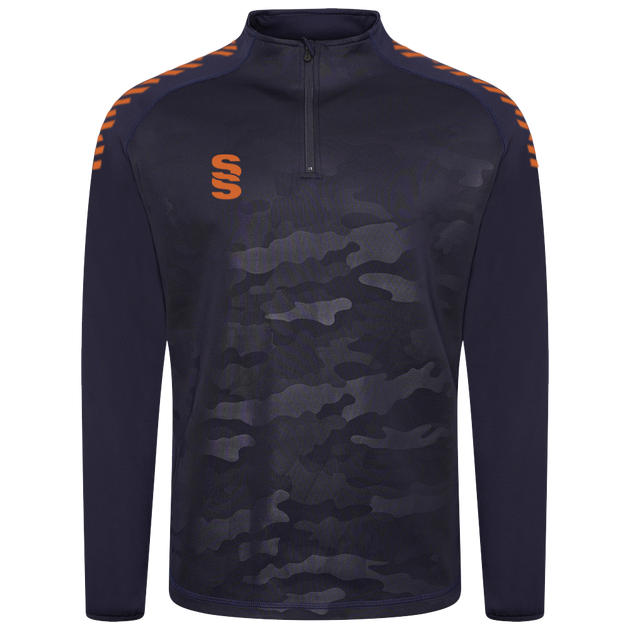 DU032 NAVY ORANGE DIAGONAL