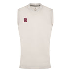 DU036W IVORY MAROON LOGO