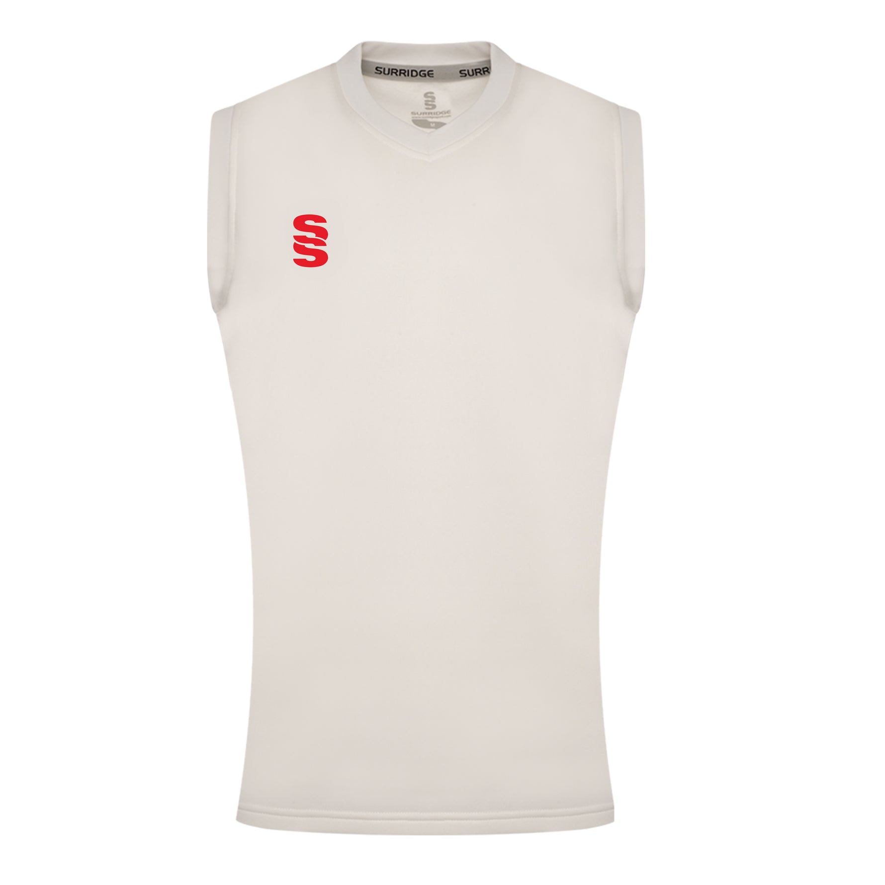 DU036W IVORY RED LOGO