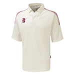 DU232 IVORY MAROON DOTS