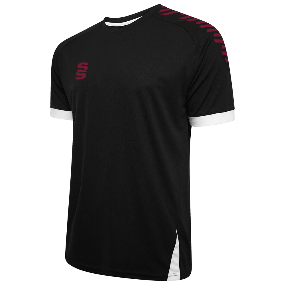 DU365 BLACK MAROON DIAGONAL