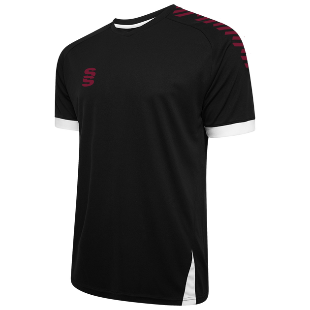 DU365 BLACK MAROON DIAGONAL
