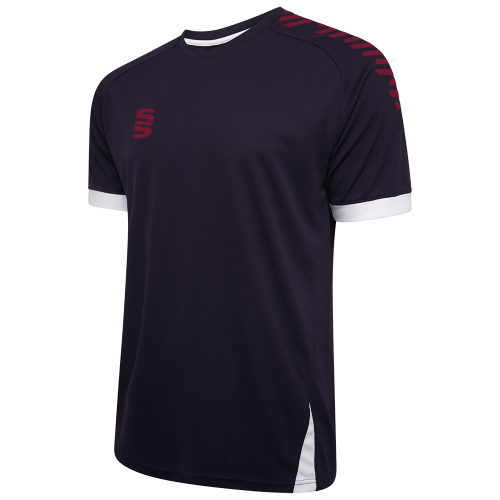 DU365 NAVY MAROON DIAGONAL