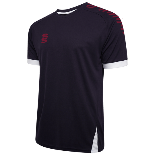 DU365 NAVY MAROON DIAGONAL