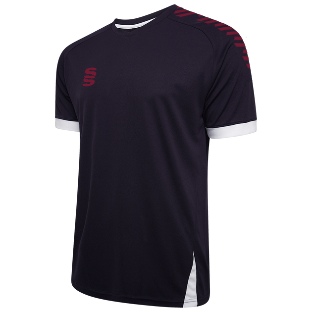 DU365 NAVY MAROON DIAGONAL