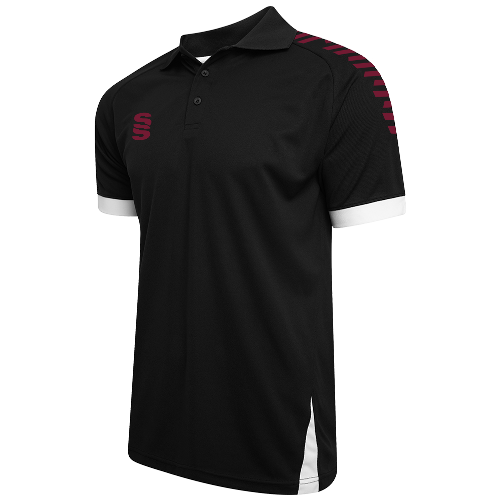 DU366 BLACK MAROON DIAGONAL