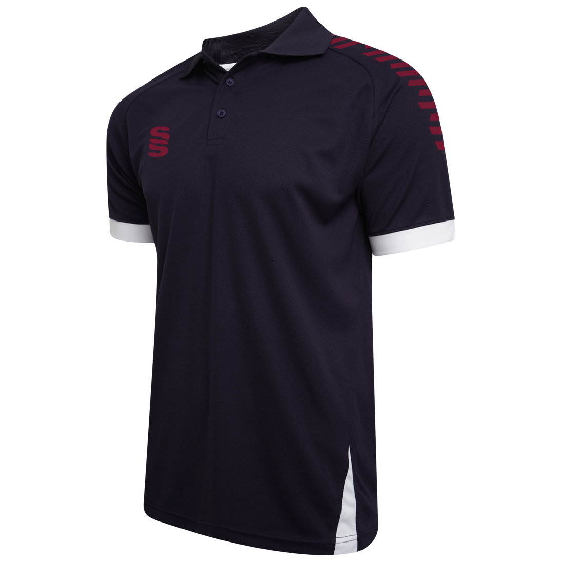 DU366 NAVY MAROON DIAGONAL