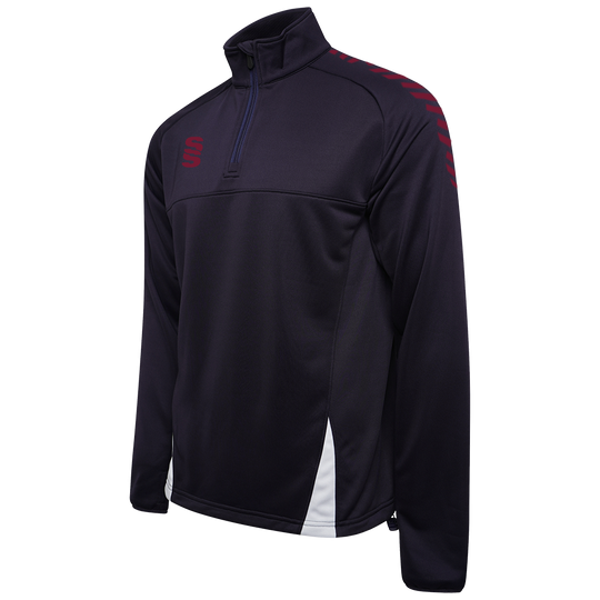 DU368 NAVY MAROON DIAGONAL