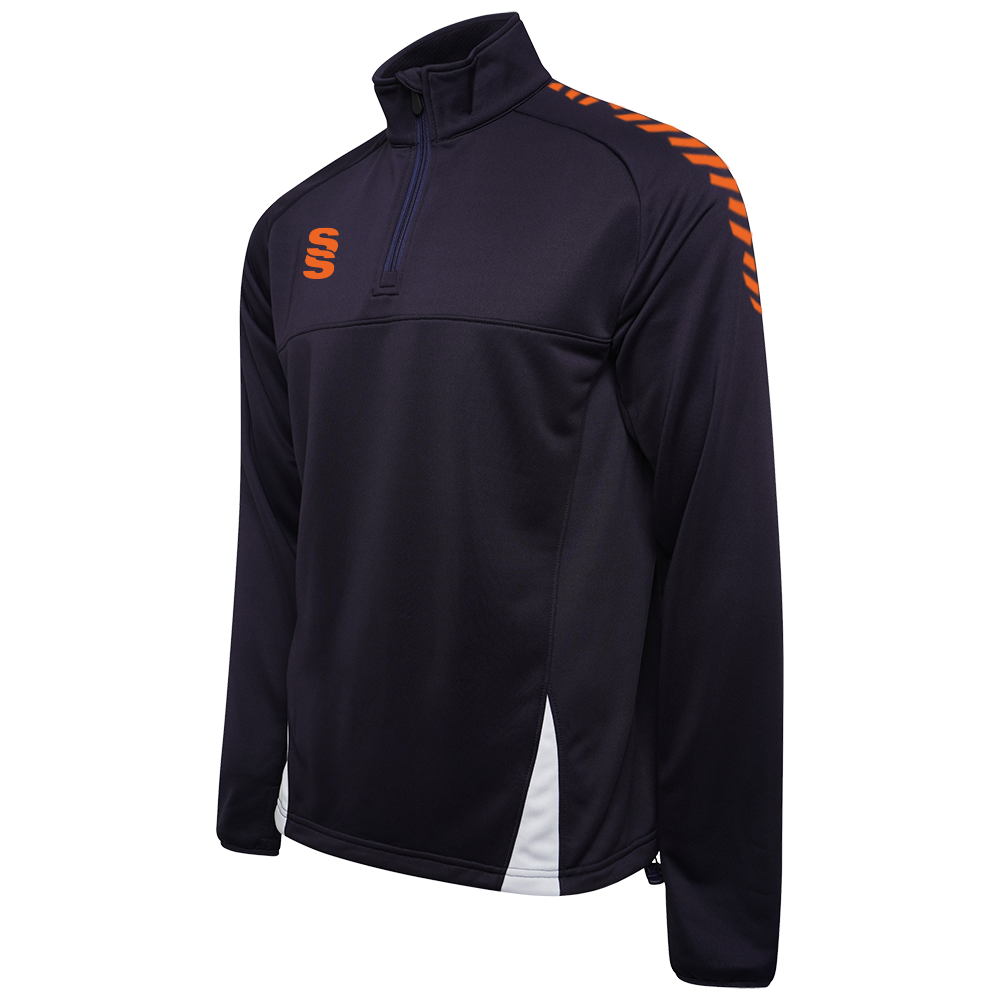 DU368 NAVY ORANGE DIAGONAL