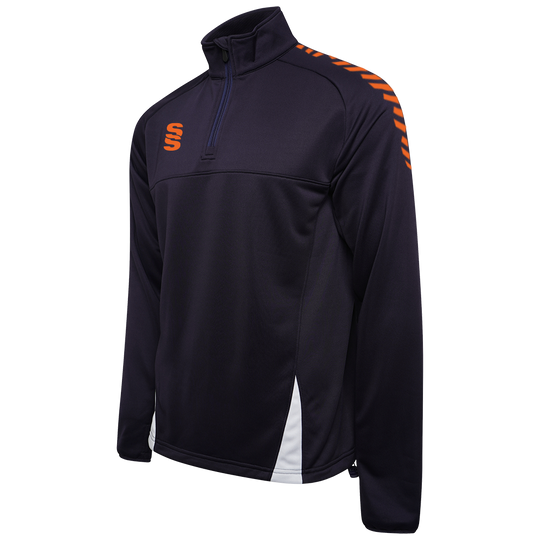 DU368 NAVY ORANGE DIAGONAL