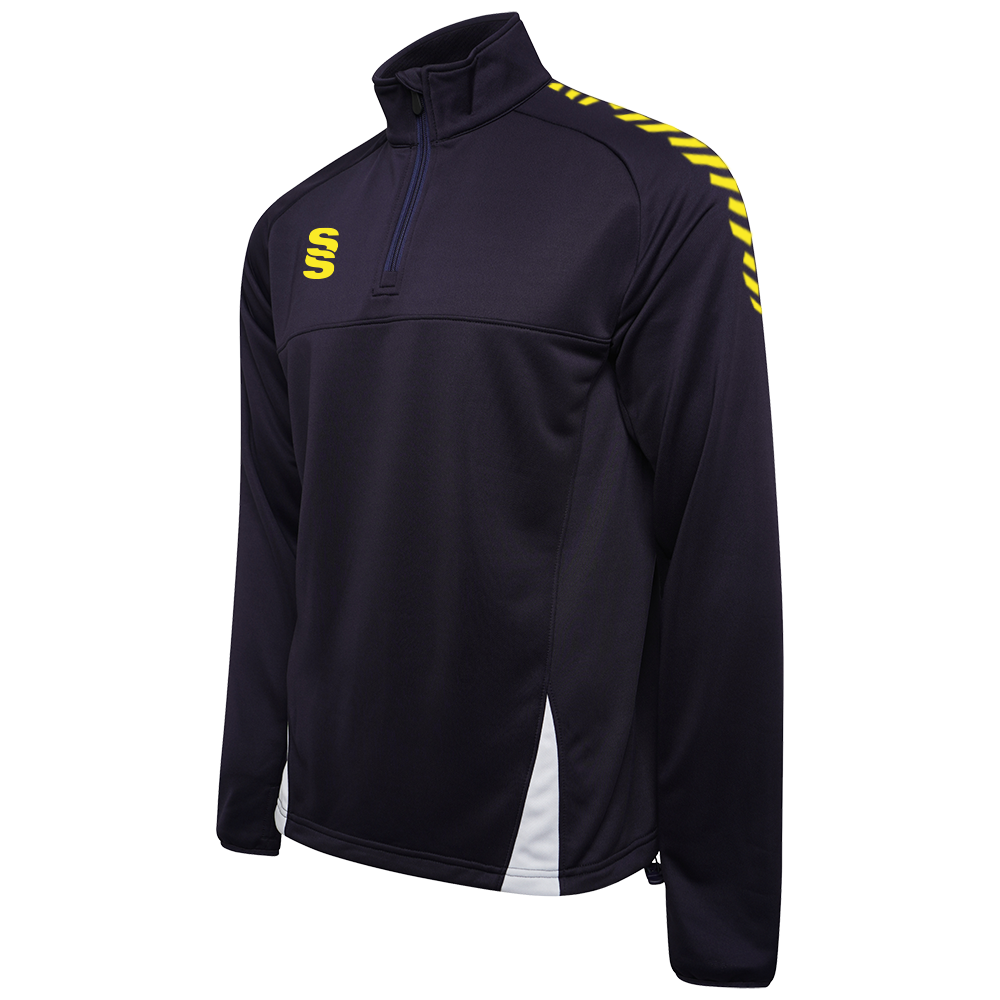 DU368 NAVY YELLOW DIAGONAL