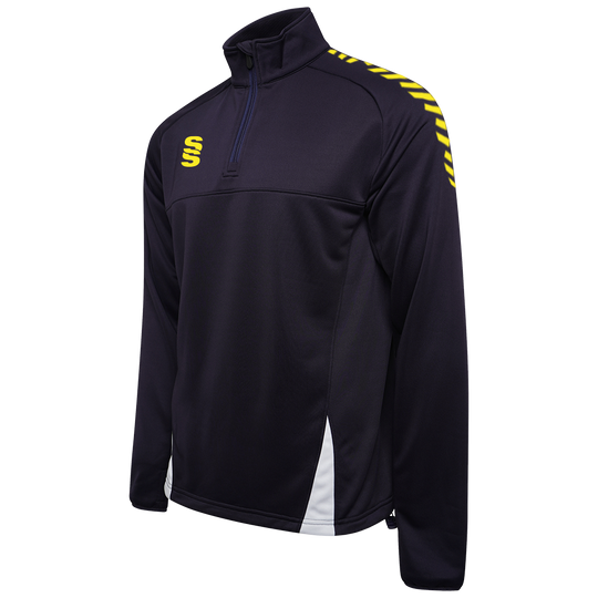 DU368 NAVY YELLOW DIAGONAL