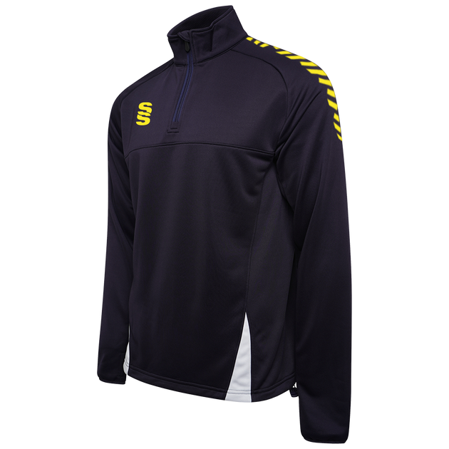 DU368 NAVY YELLOW DIAGONAL