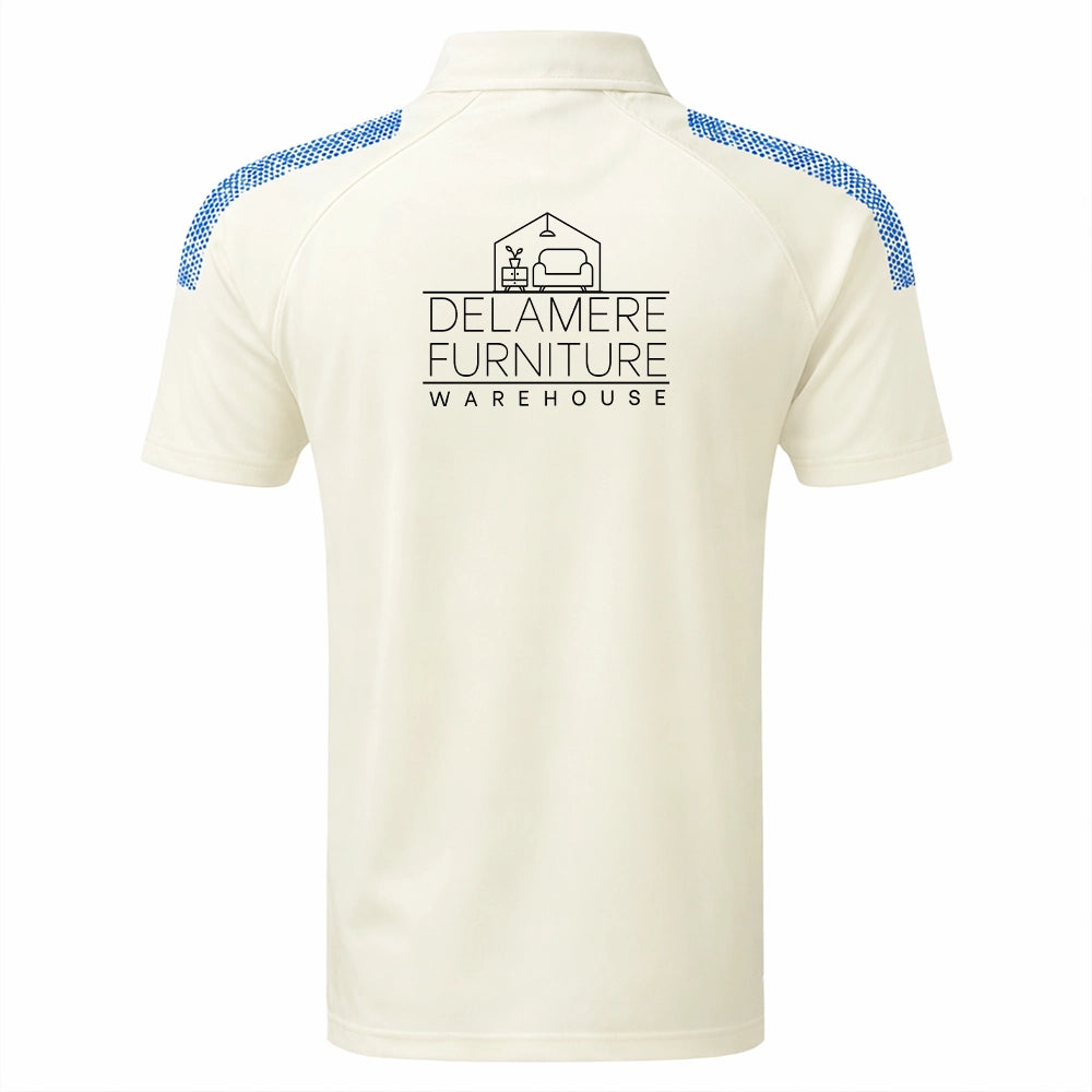 back view of Northwich Cricket Club Short Sleeve Playing Shirt 