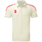 DU376W IVORY RED DIAGONAL