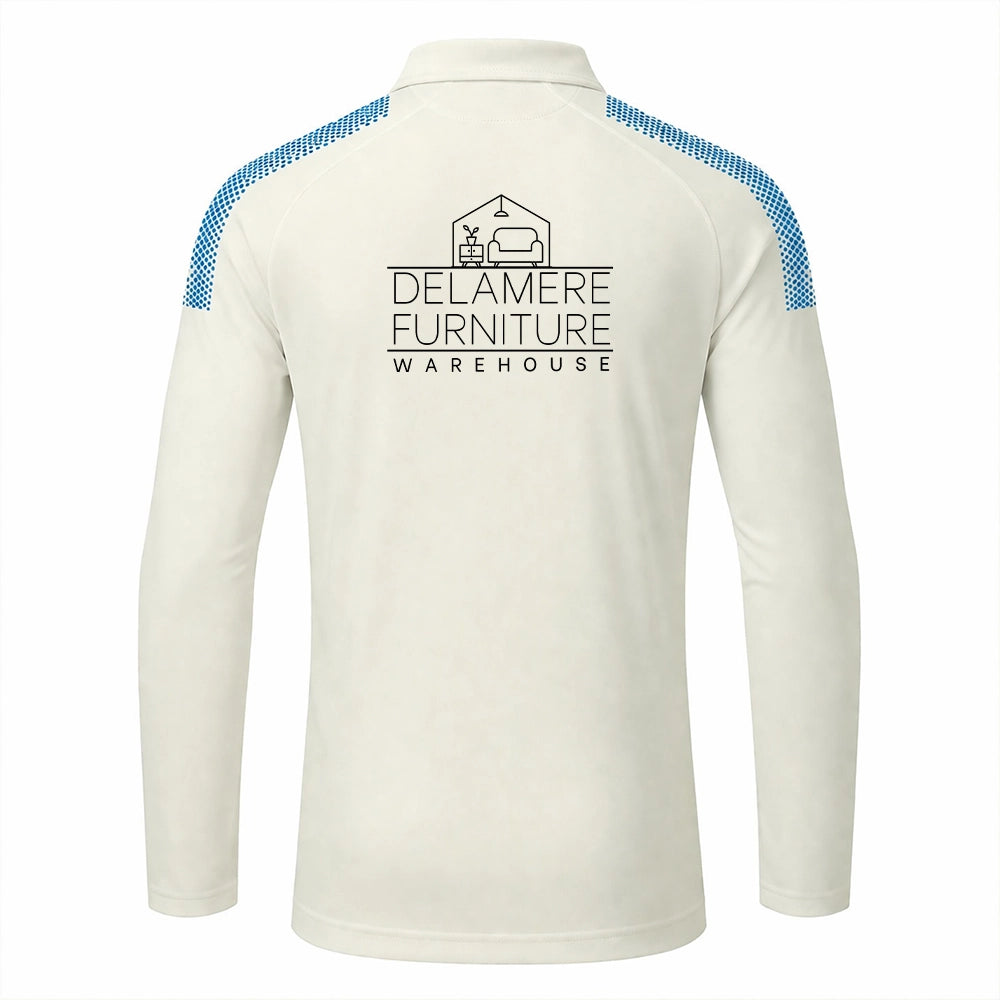 Northwich Cricket Club Long Sleeve Playing Shirt back view
